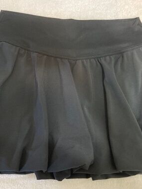 GILLY HICKS SKORT BLACK ATHLETIC WEAR